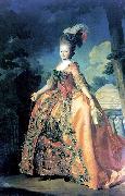 Alexander Roslin Portrait of Grand Duchess Maria Fiodorovna at the age of 18 oil